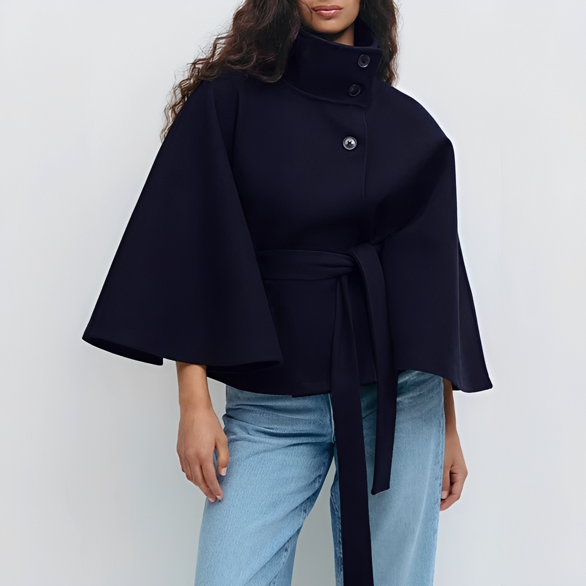 Loraine - Abrigo elegante y acogedor con cinturón