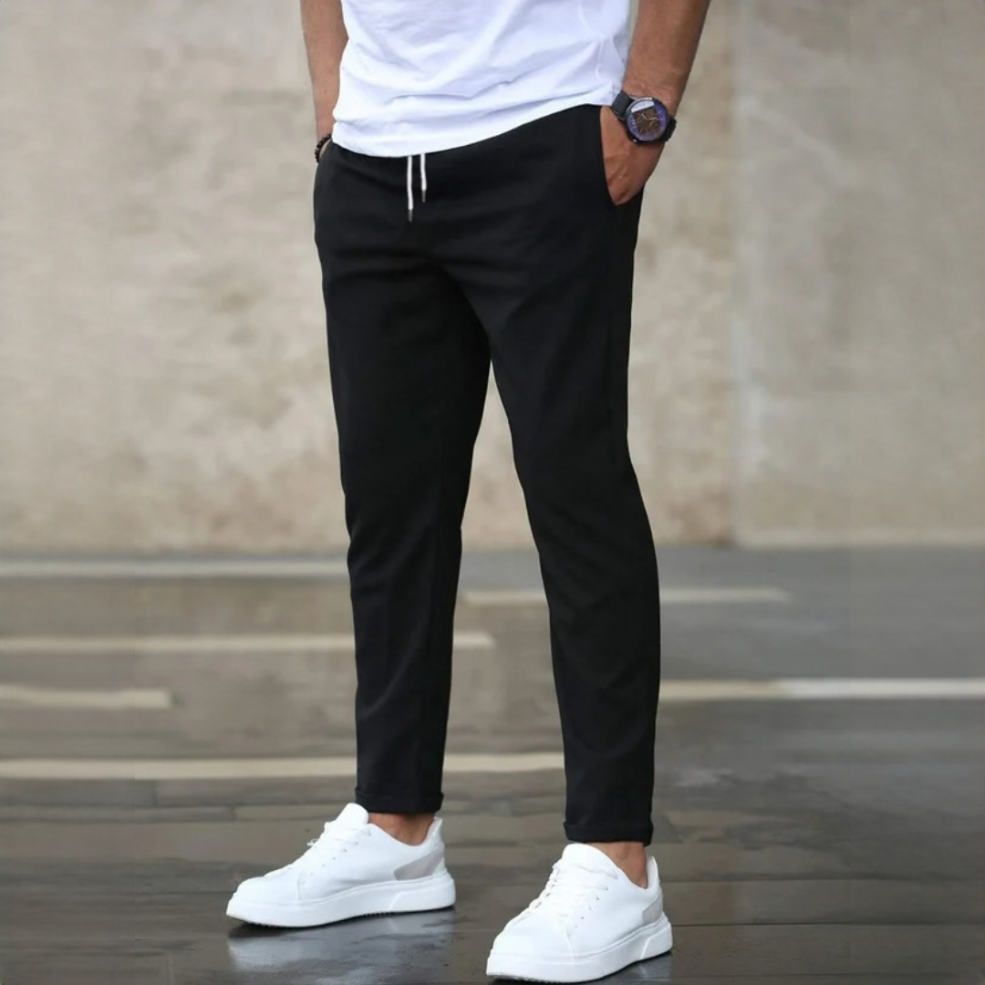 Nico - Pantalones robustos de corte slim-fit