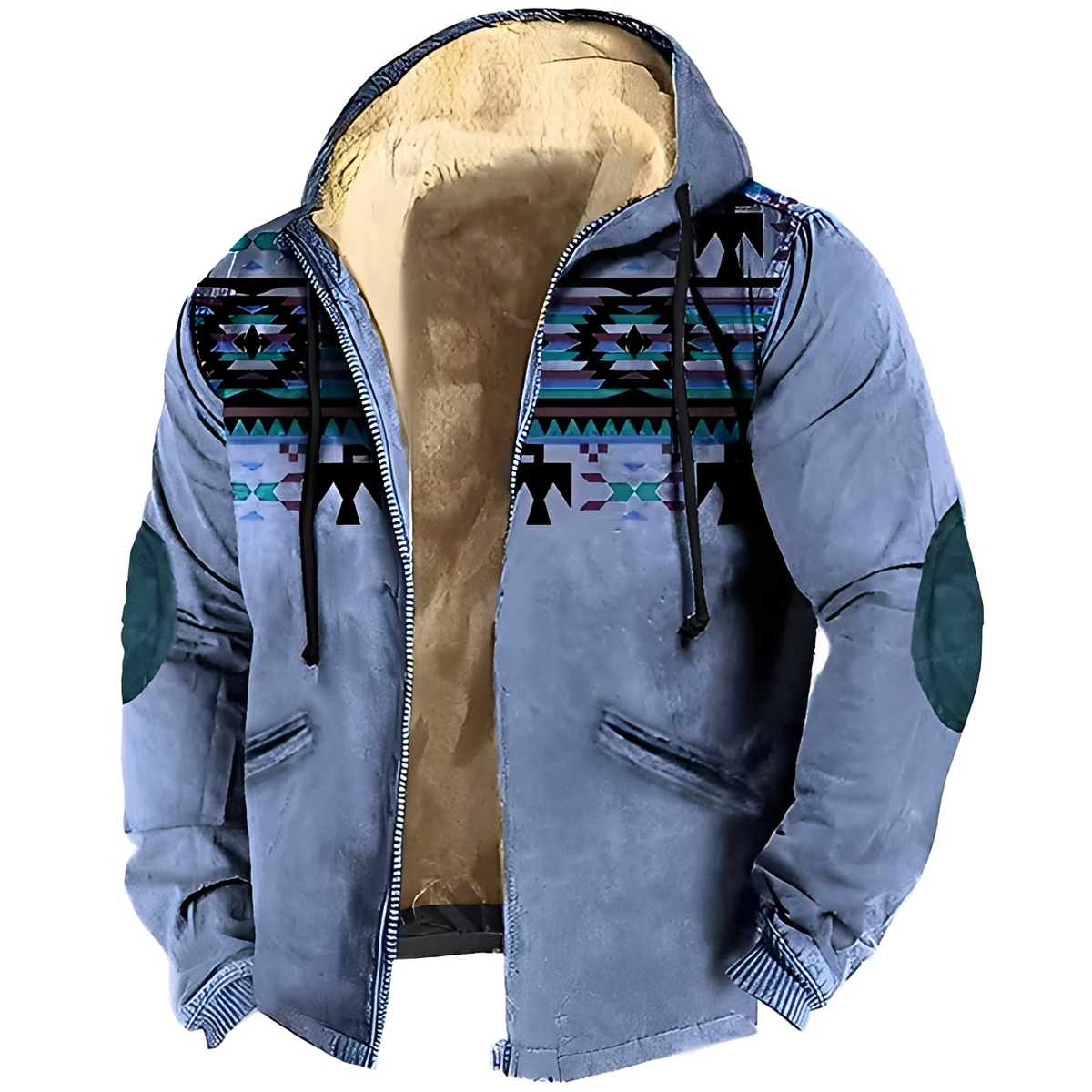 Troy - Chaqueta con capucha elegante y caliente