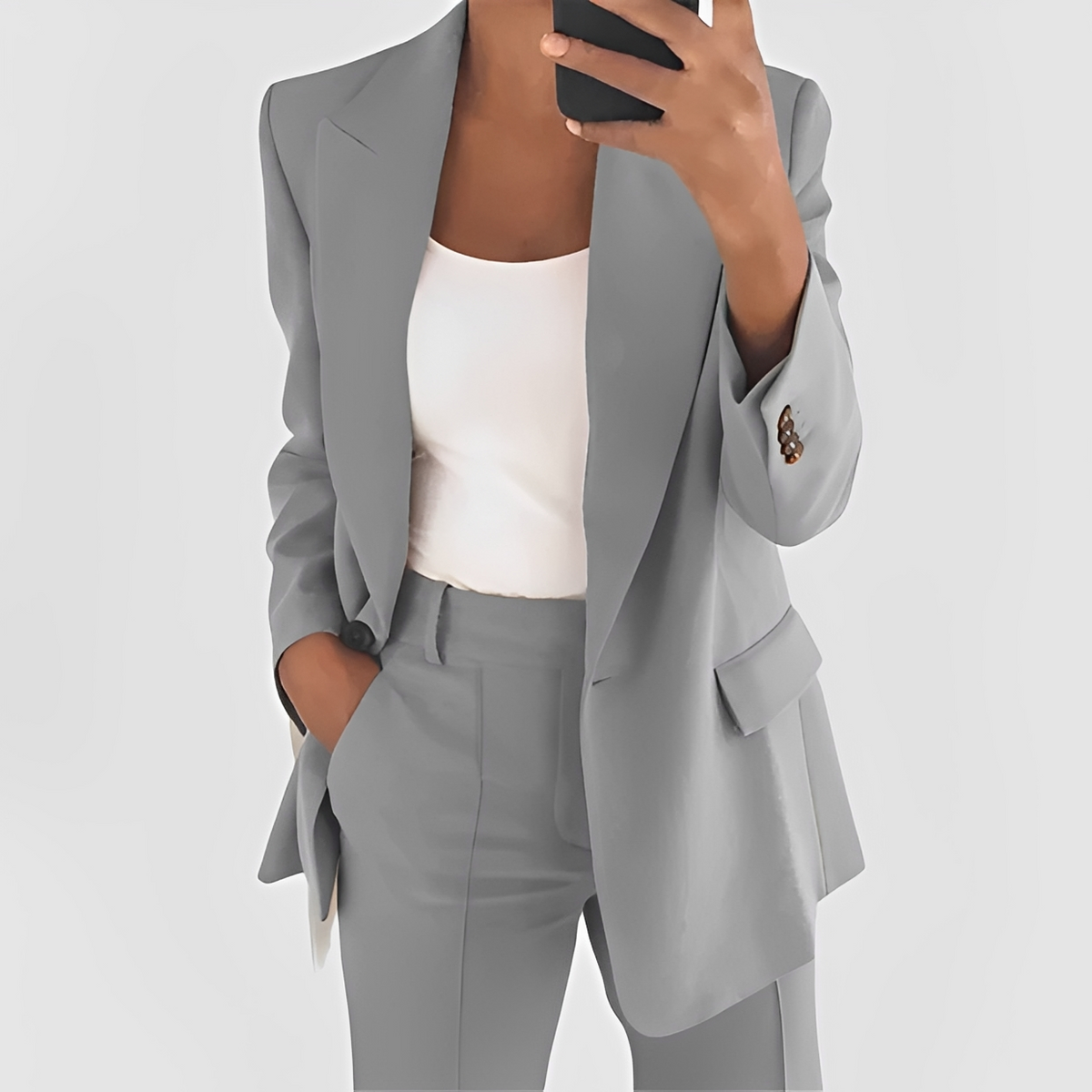 Patry - Conjunto elegante de blazer y pantalón