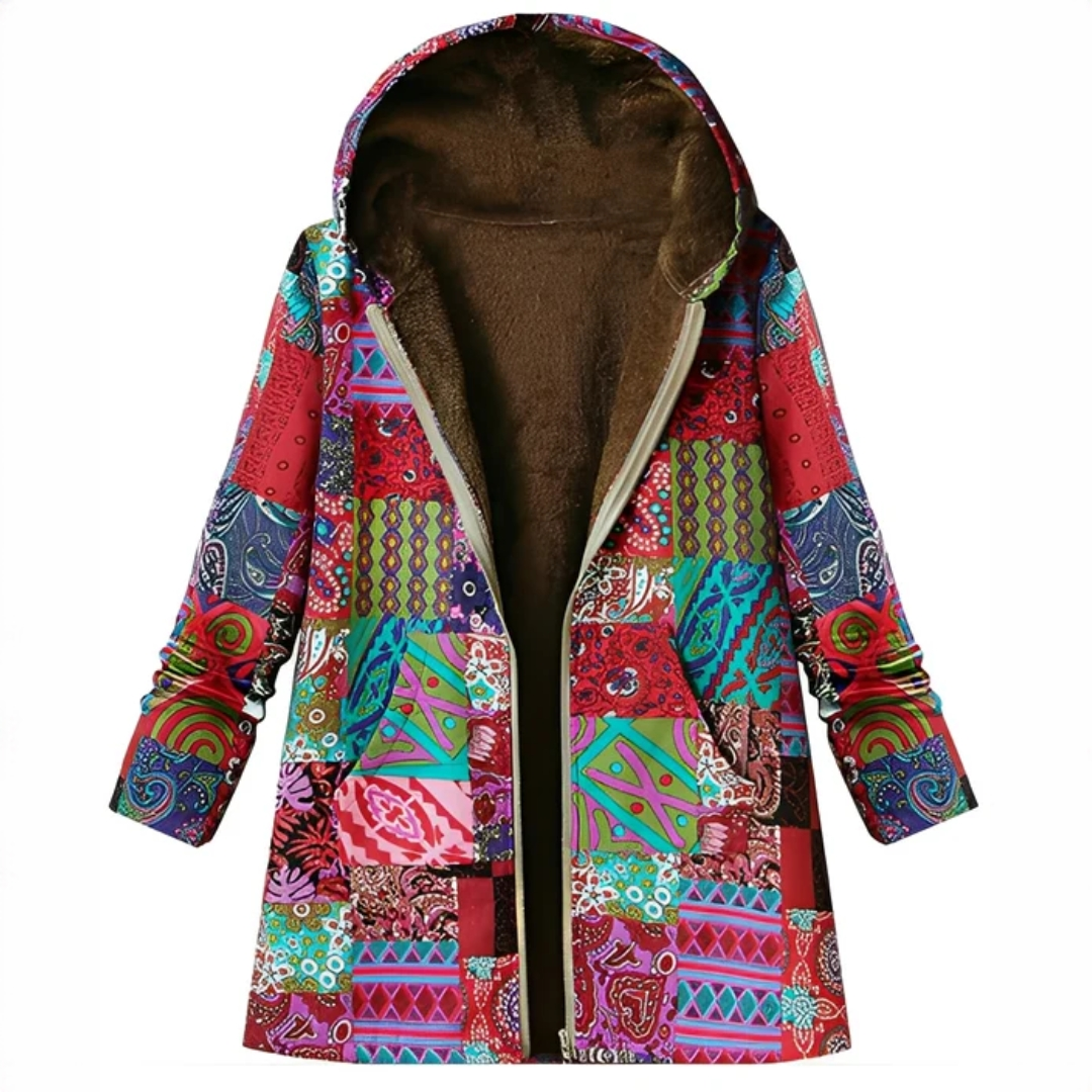 Jaslene - Chaqueta clásica y cálida con capucha