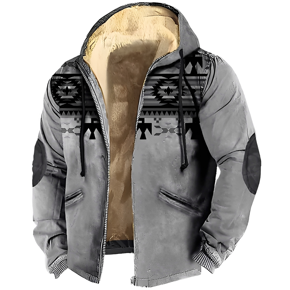 Troy - Chaqueta con capucha elegante y caliente