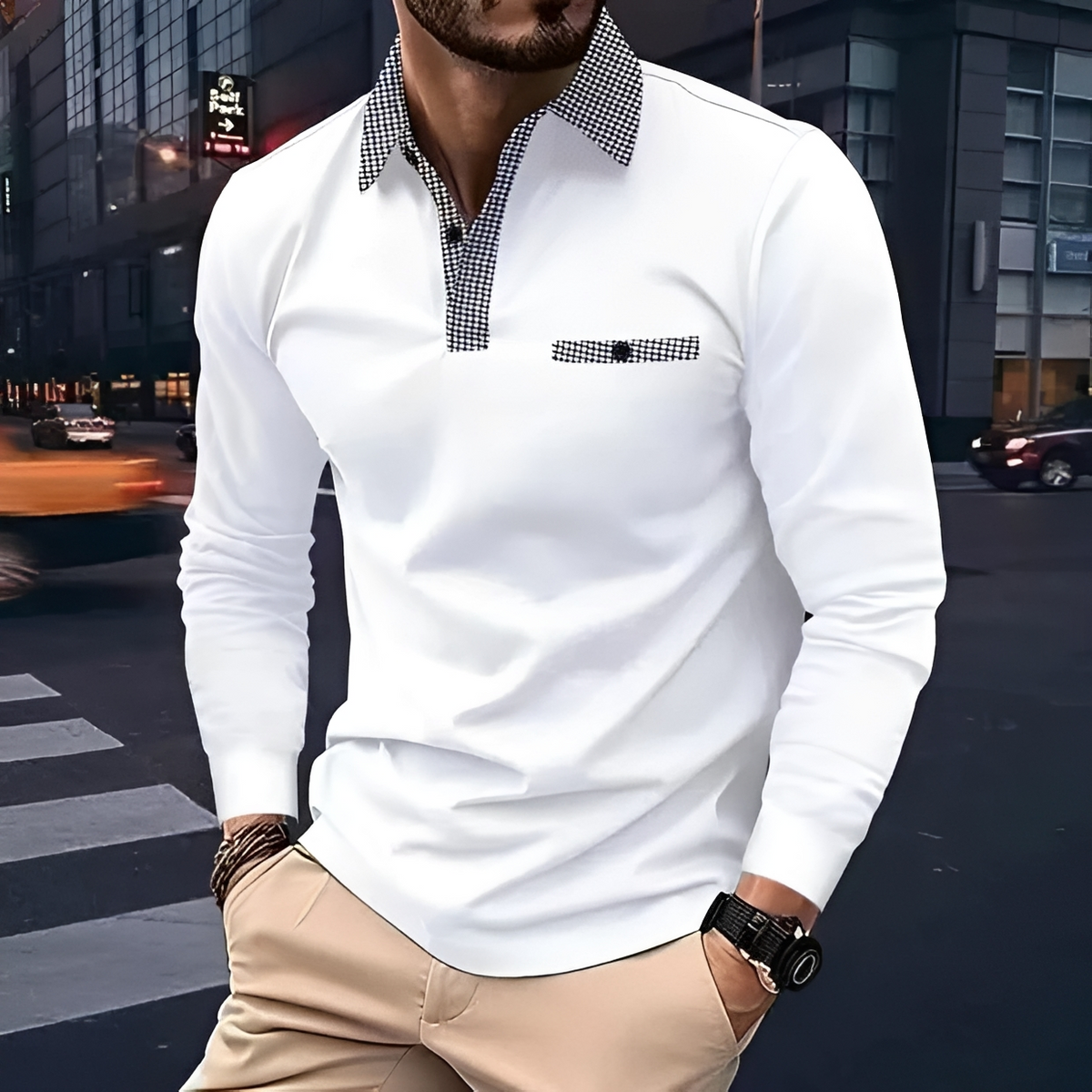 Dansel - Camisa robusta de manga larga