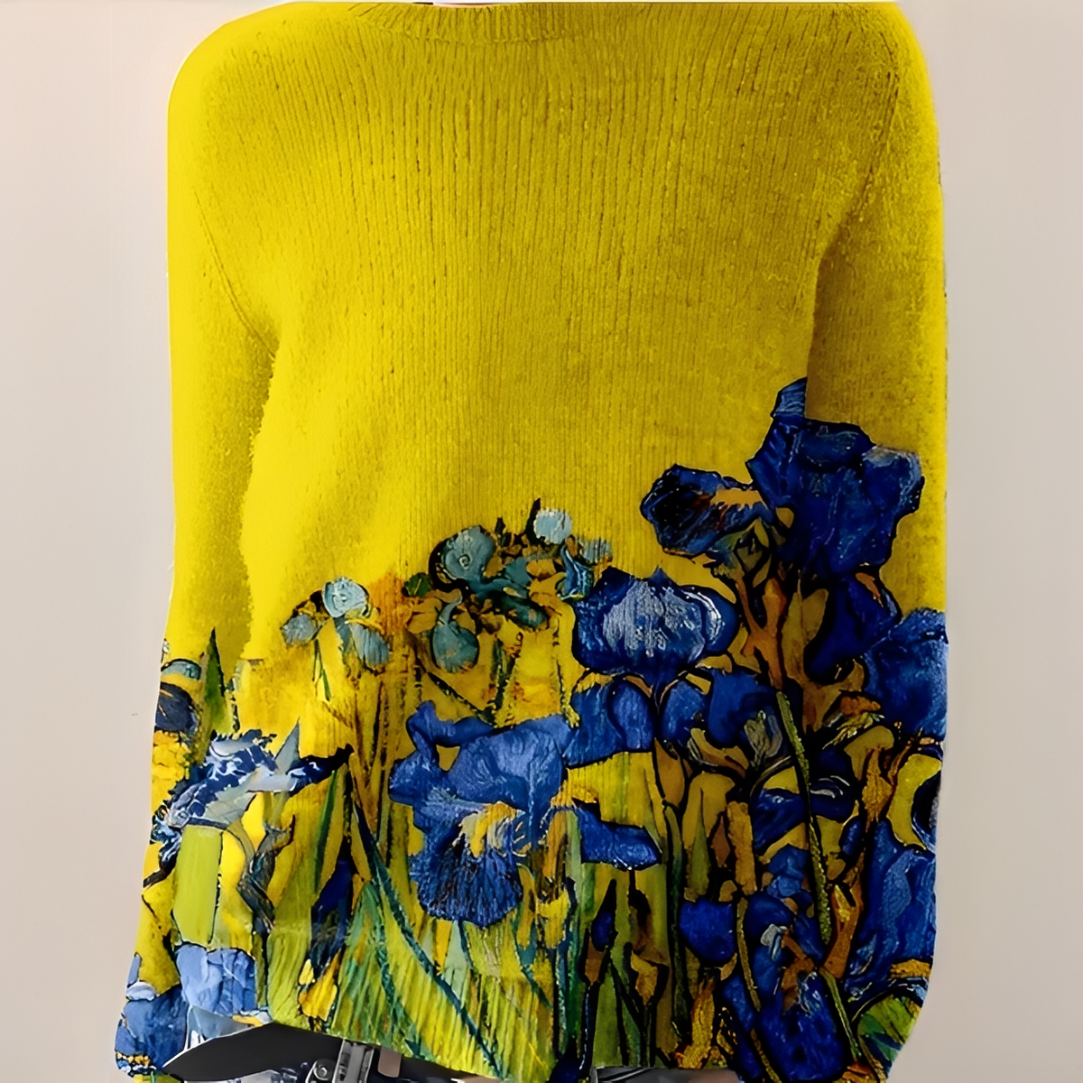 Liliane - Suéter elegante con cuello redondo