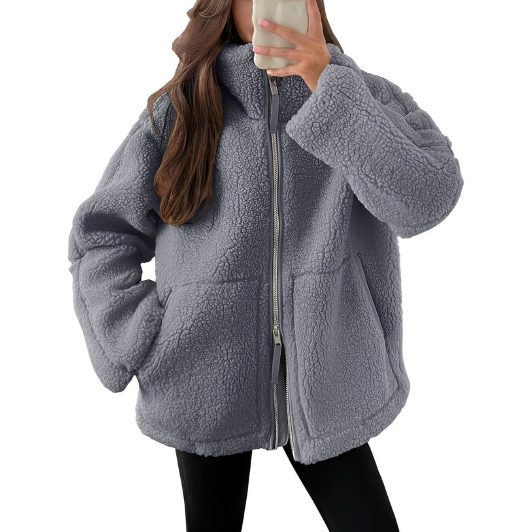Rowena - Chaqueta elegante y cálida con cremallera
