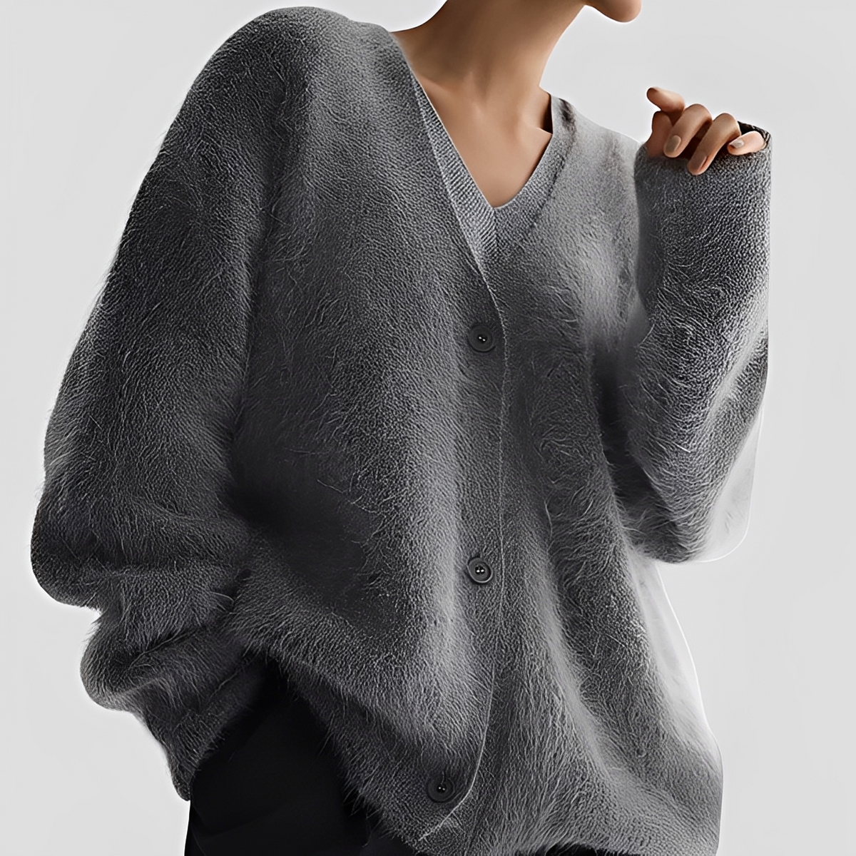 Erza - Suéter oversize suave y acogedor