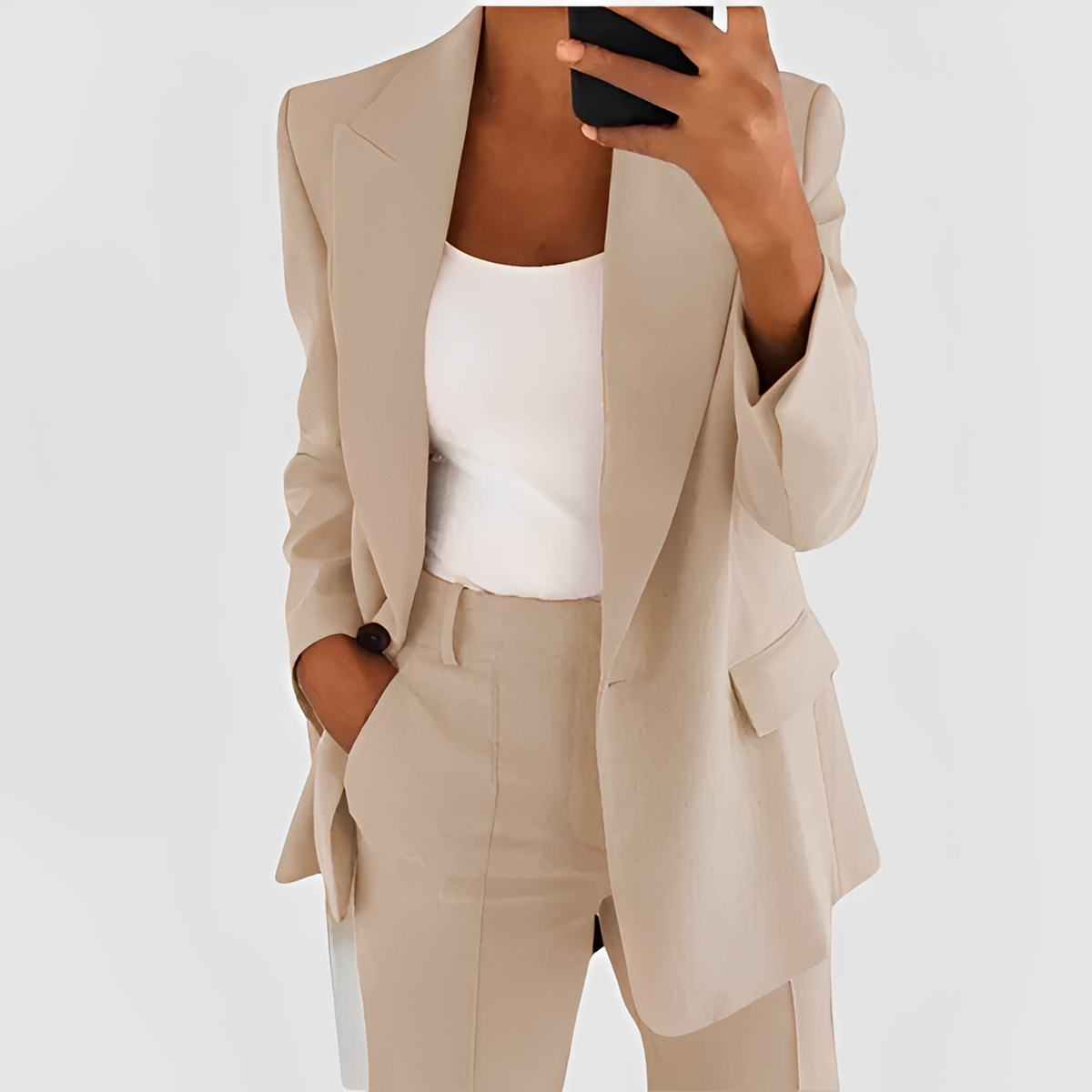 Patry - Conjunto elegante de blazer y pantalón