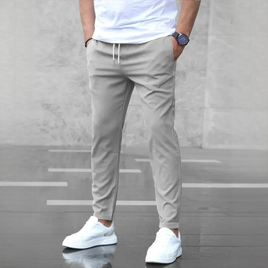Nico - Pantalones robustos de corte slim-fit