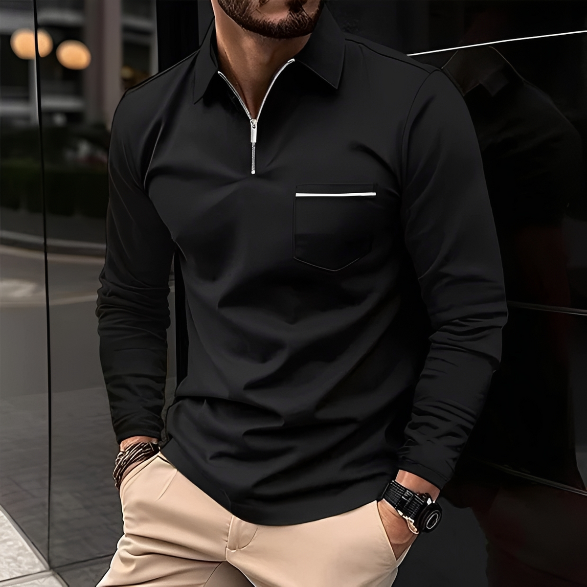 Romeo - Camiseta clásica y cálida de manga larga