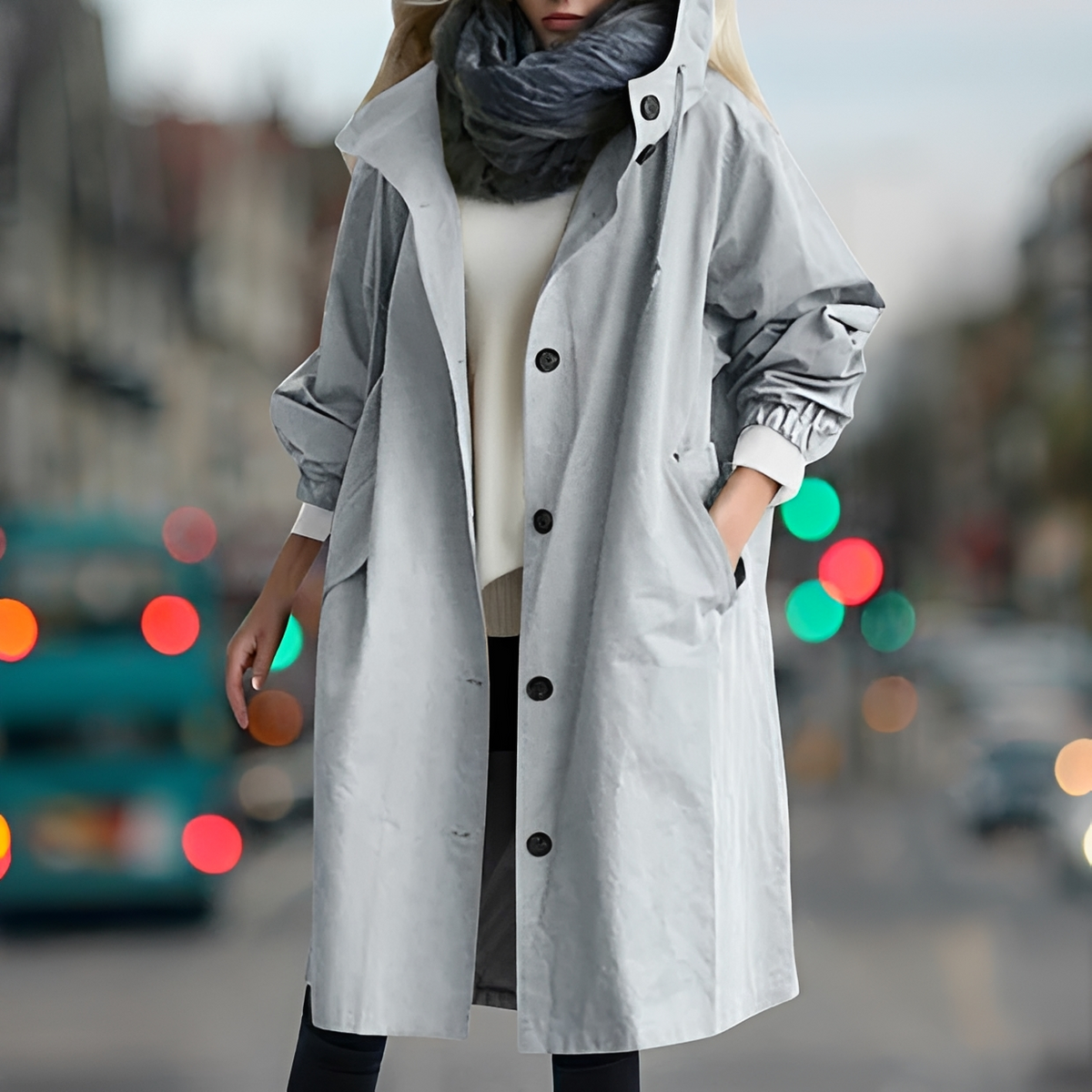 Ezza - Impermeable elegante y cómodo
