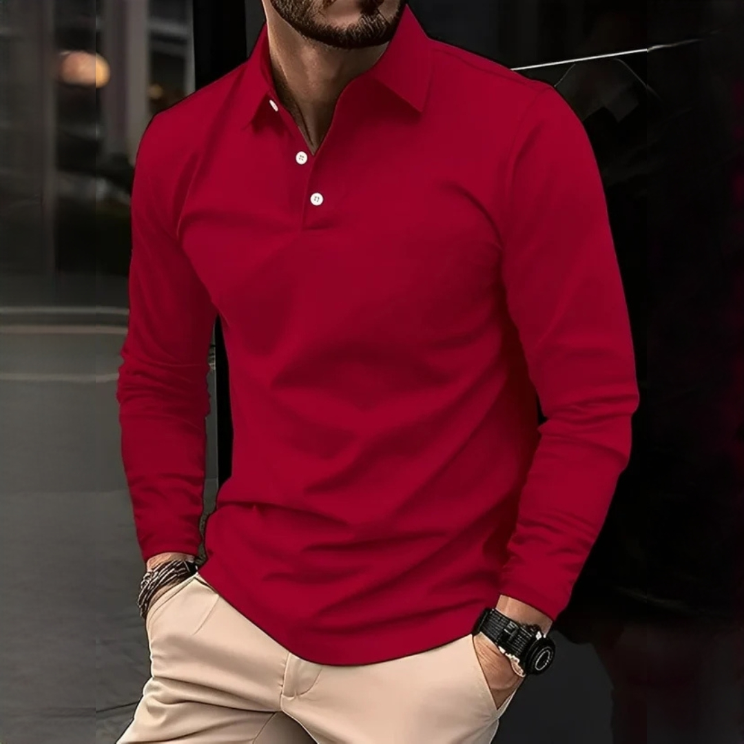 Brence - Camisa clásica de manga larga