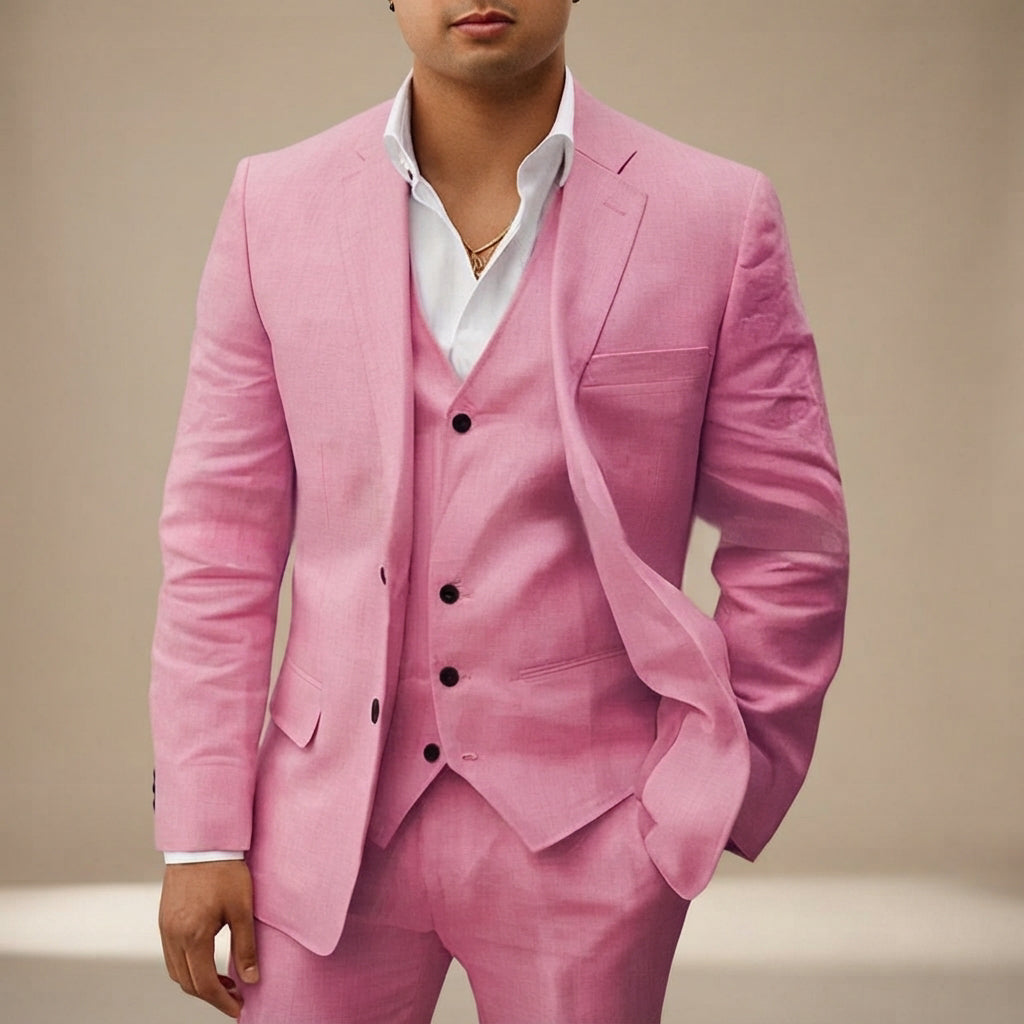 Erik - Conjunto de traje elegante de tres piezas