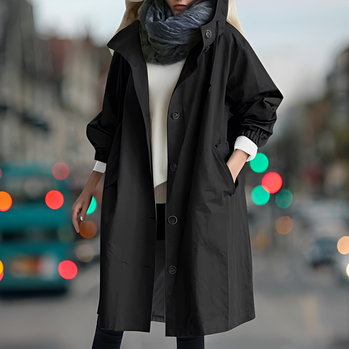 Ezza - Impermeable elegante y cómodo