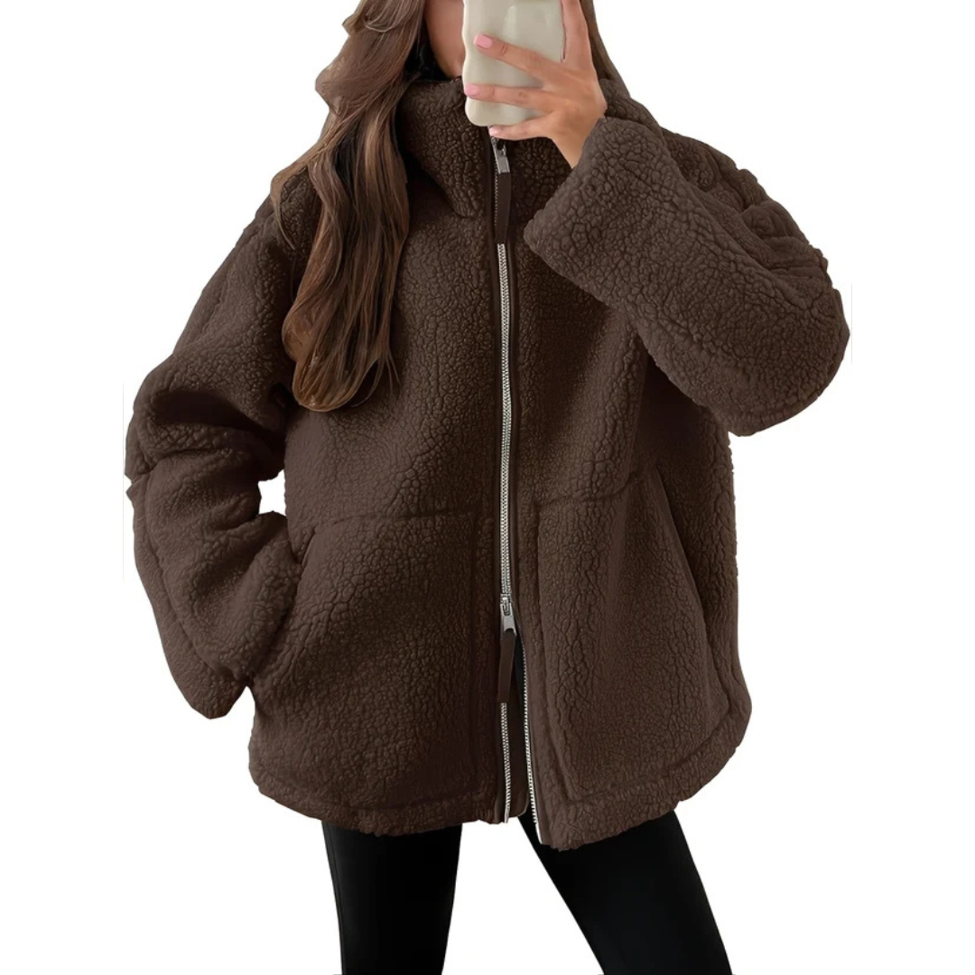 Rowena - Chaqueta elegante y cálida con cremallera