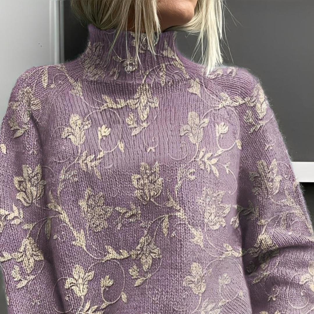 Amy - Jersey de cuello alto sofisticado y moderno