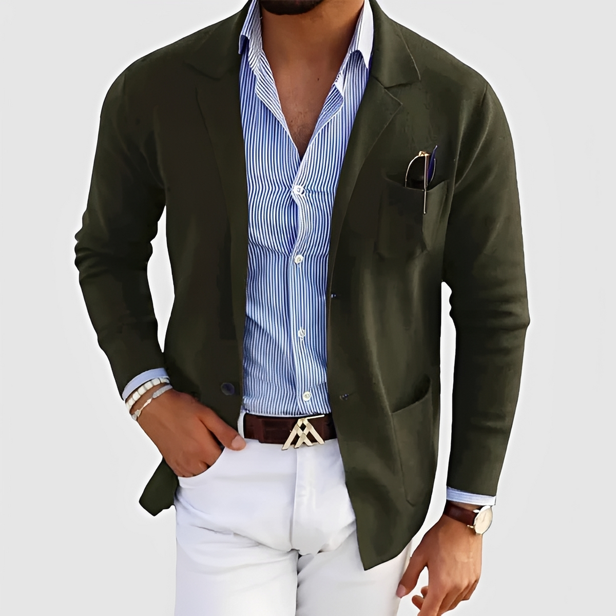 Olivier - Blazer robusto y casual