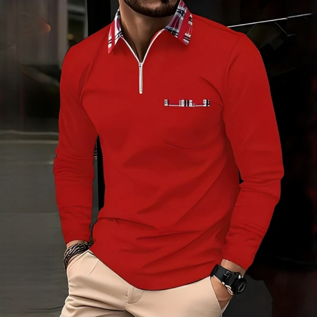 Florent - Camisa casual de manga larga