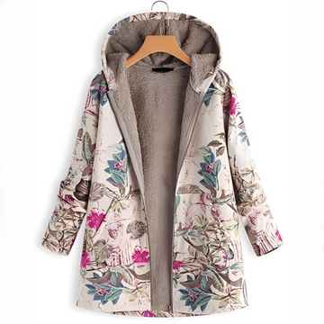Jaslene - Chaqueta clásica y cálida con capucha