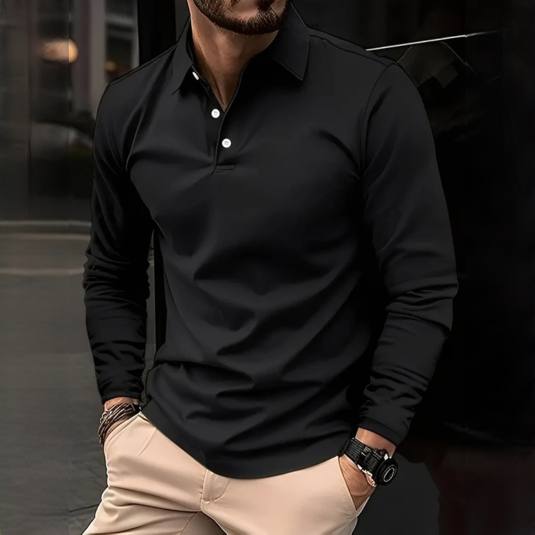 Brence - Camisa clásica de manga larga