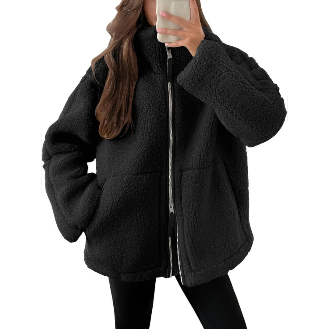 Rowena - Chaqueta elegante y cálida con cremallera