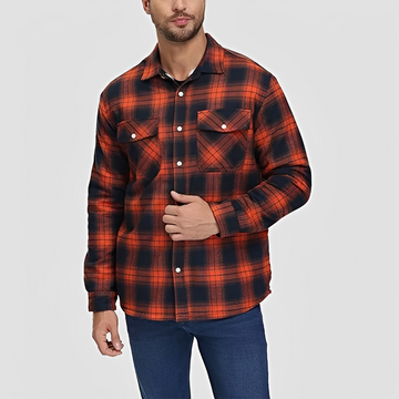 Marlon - Camisa de cuadros de invierno robusta