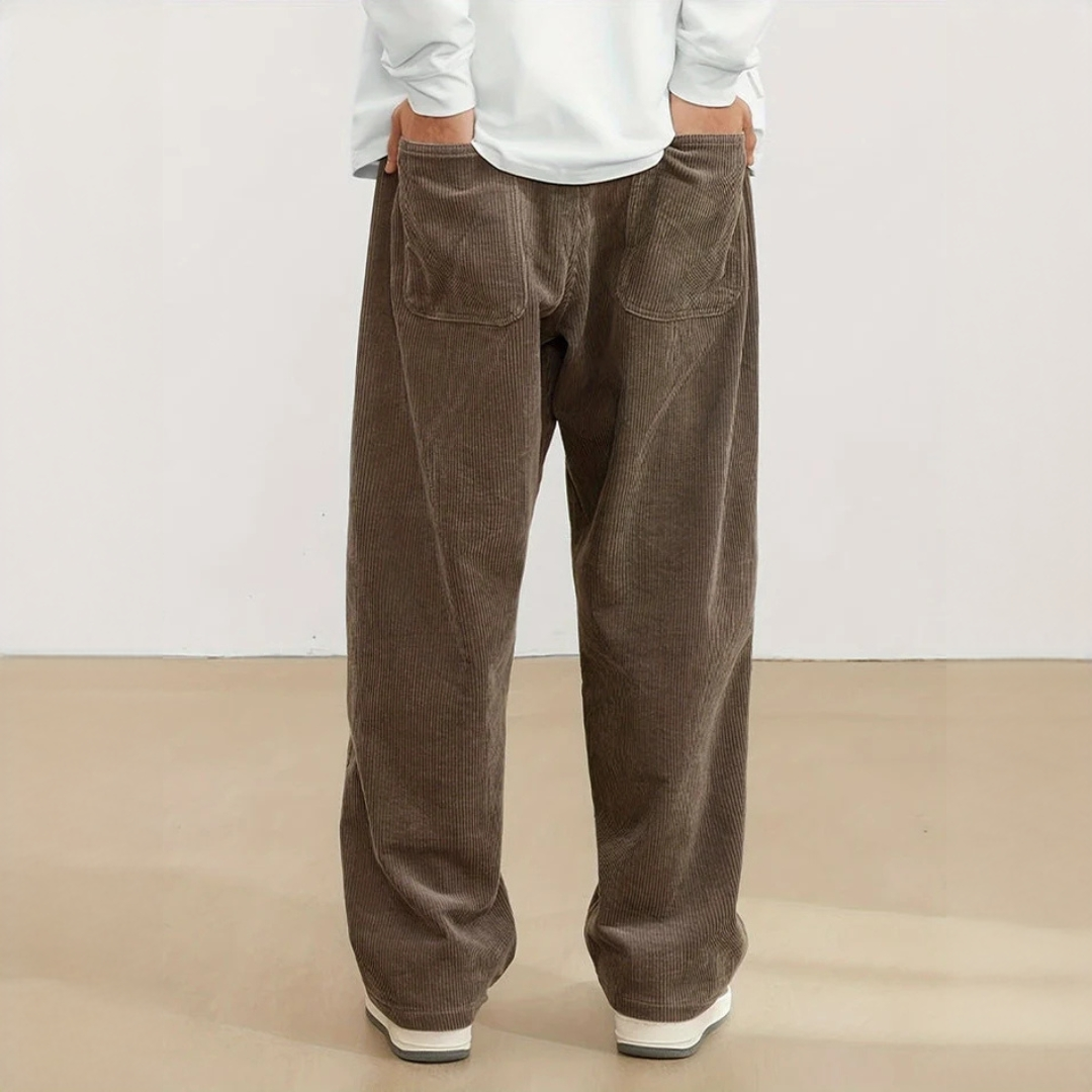 Murdock - Pantalones cálidos de ajuste holgado