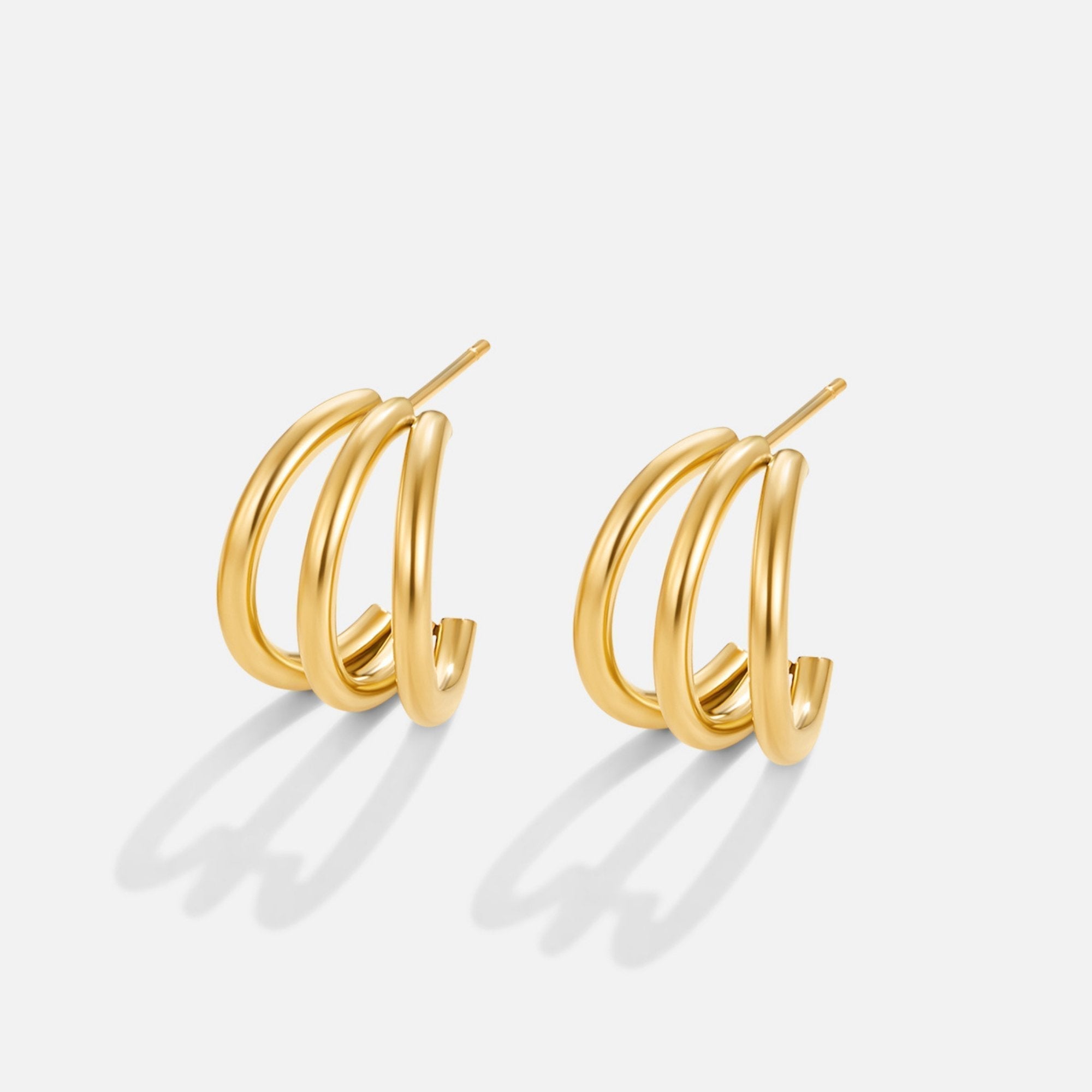 Anaya – Aros triple chapados en oro