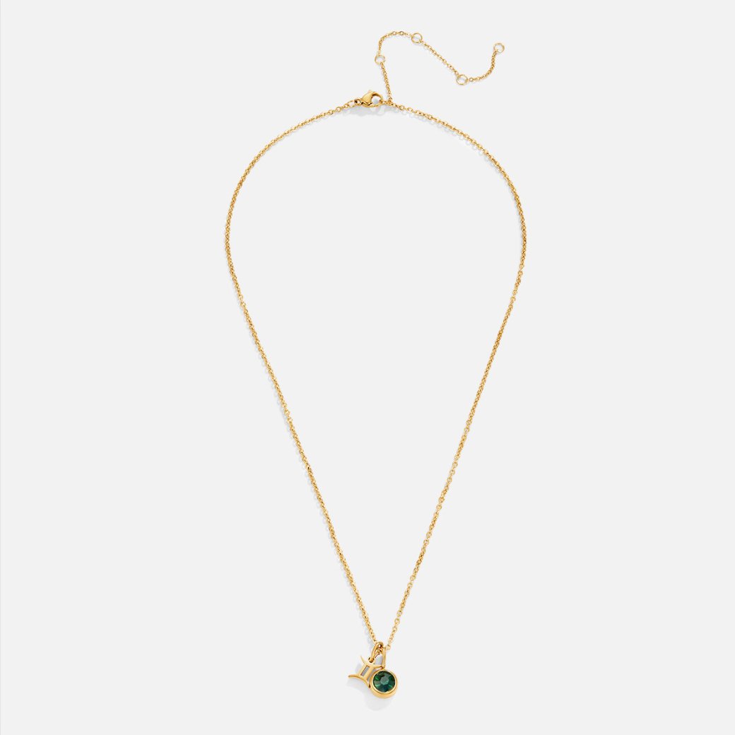 Shay - Collar de piedra de nacimiento del zodiaco