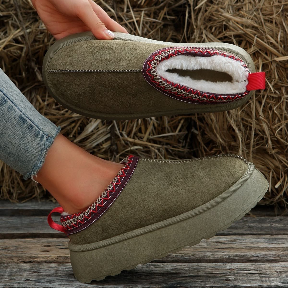 Audrey - Botas de nieve acogedoras y cálidas
