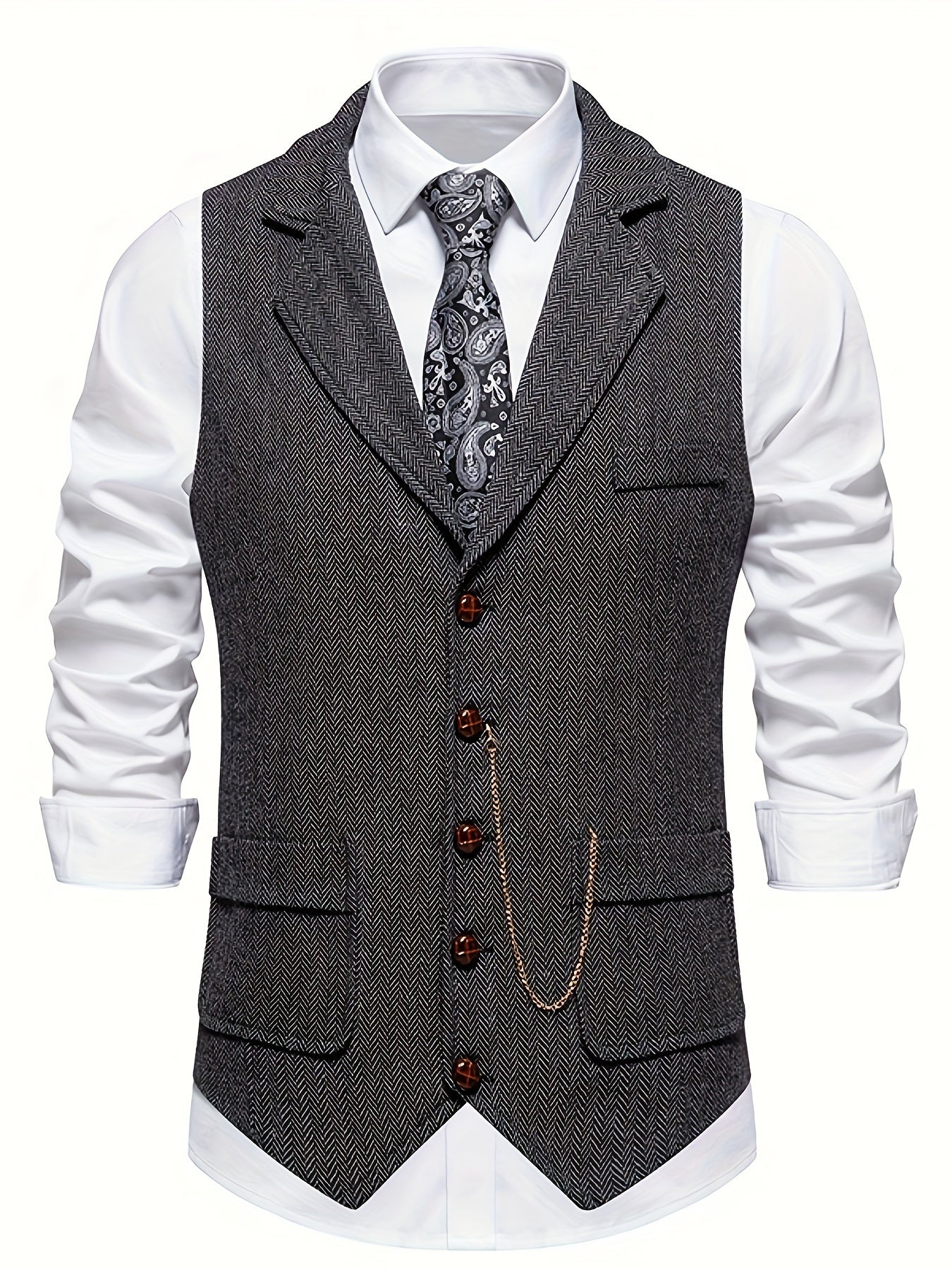 Melvyn - Clásica, elegante chaleco para hombres