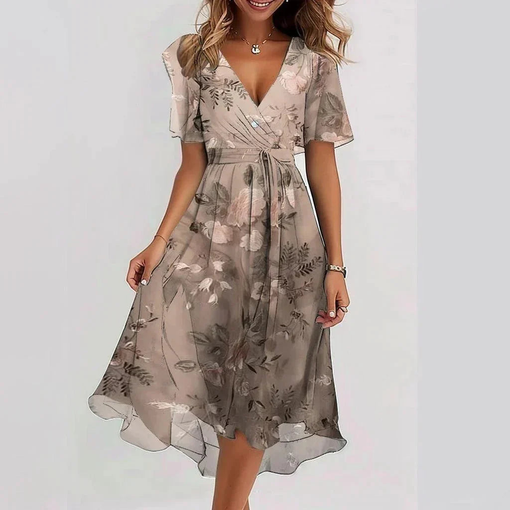 Connie – Elegante vestido envolvente para dama