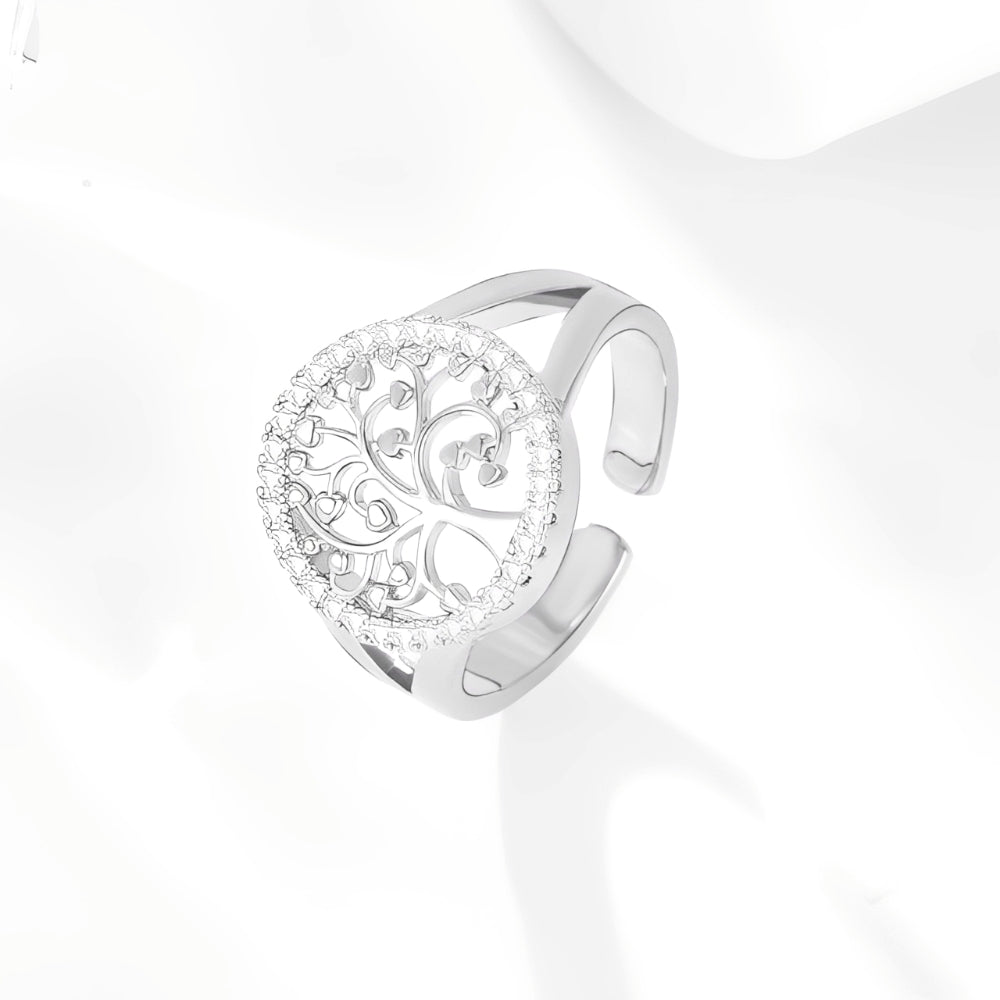 Yelina – Anillo árbol de la vida en oro o plata