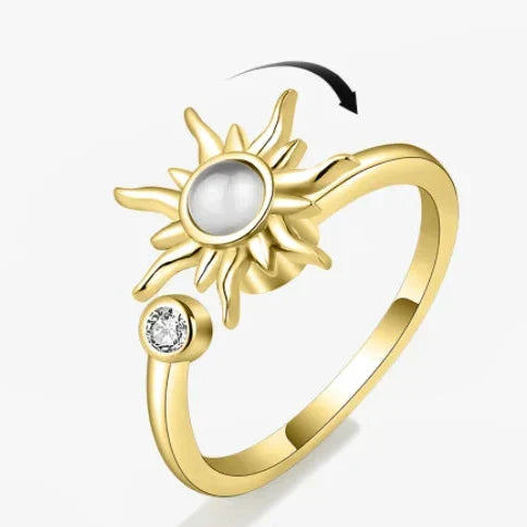 Helia – Anillo solar giratorio y relajante