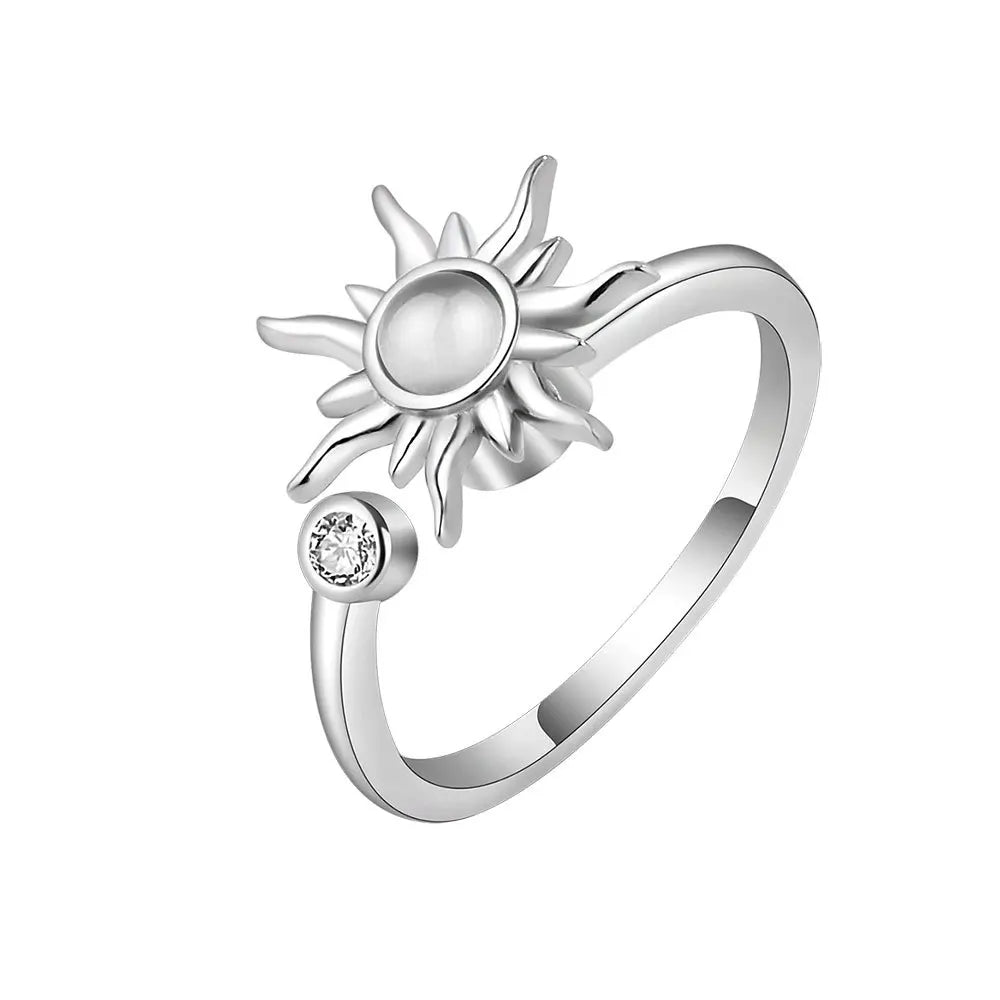 Helia – Anillo solar giratorio y relajante