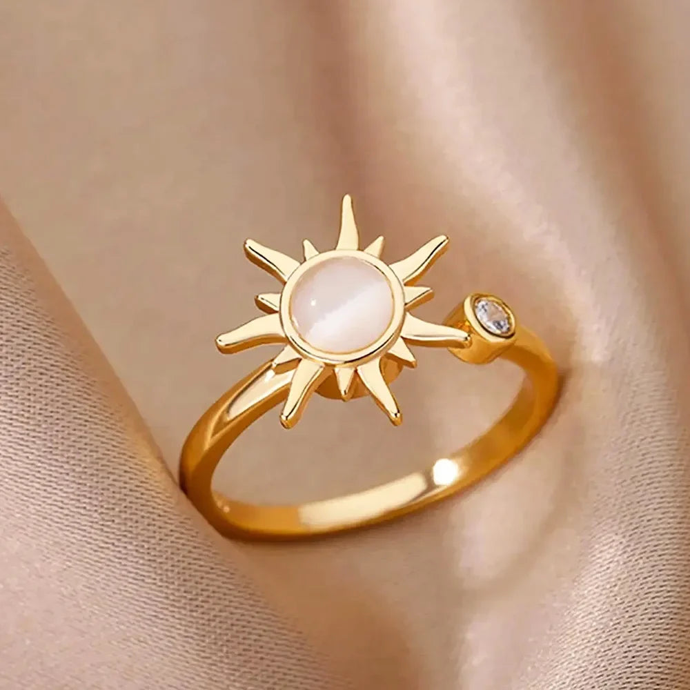 Helia – Anillo solar giratorio y relajante