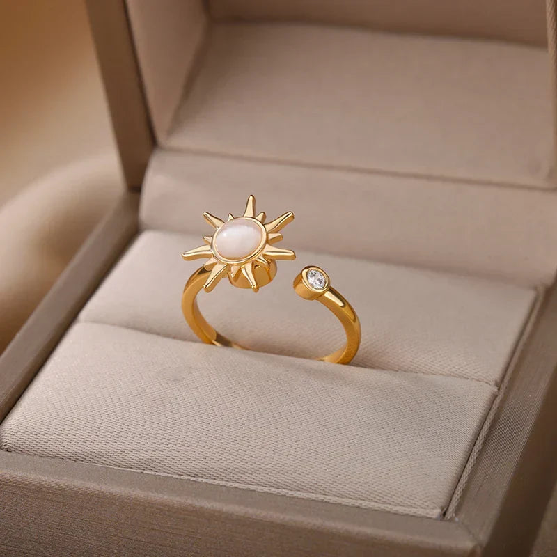 Helia – Anillo solar giratorio y relajante