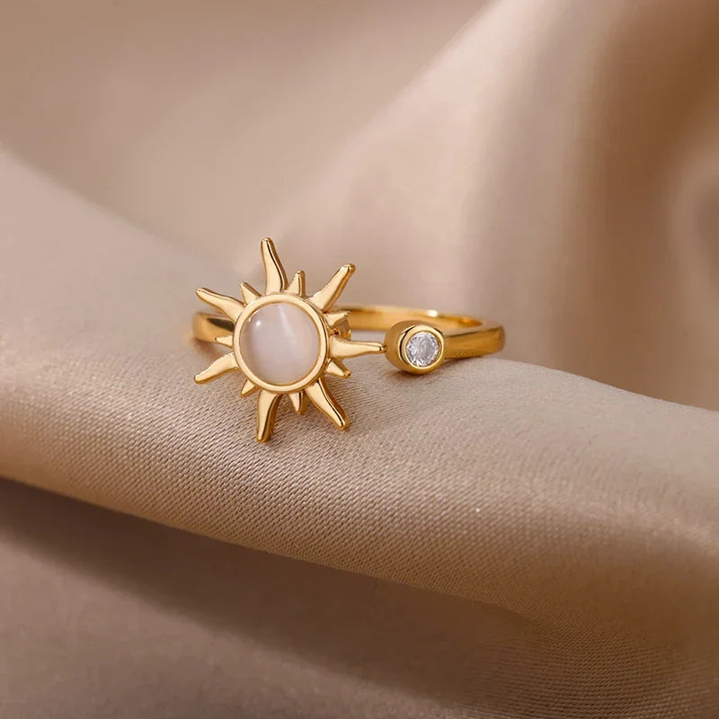 Helia – Anillo solar giratorio y relajante