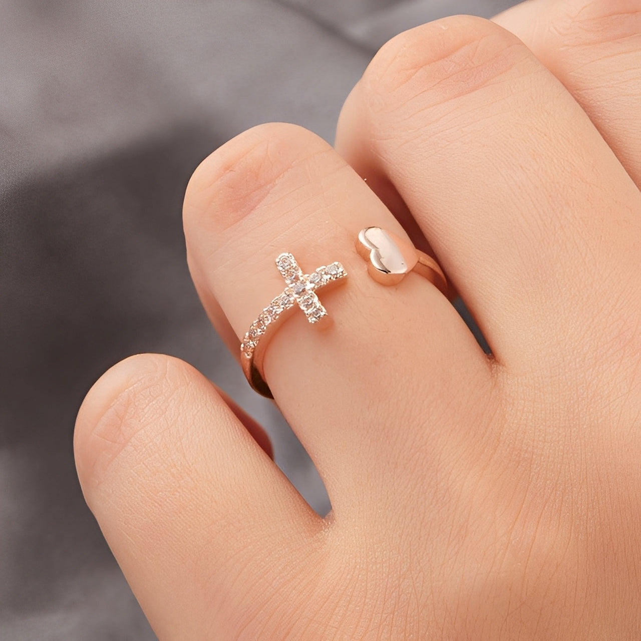 Maelys – Anillo cruzado para damas