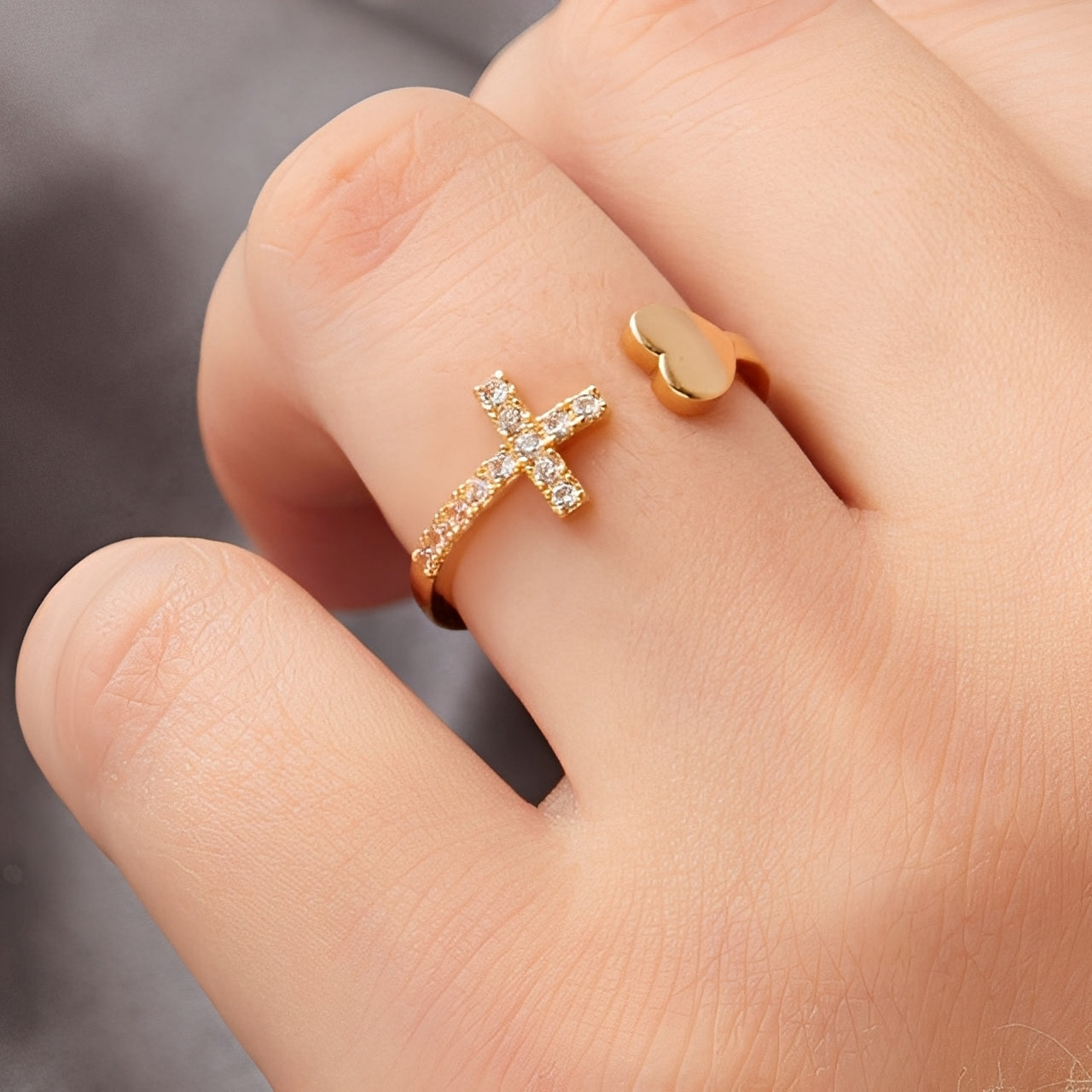 Maelys – Anillo cruzado para damas