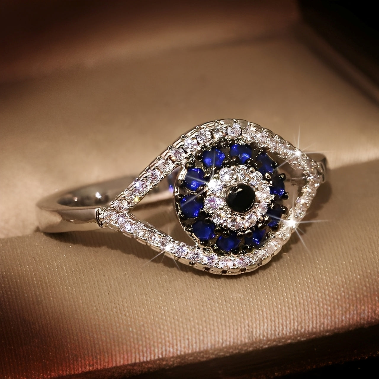 Eleni – Anillo de Protección Ojo Azul Matiasma