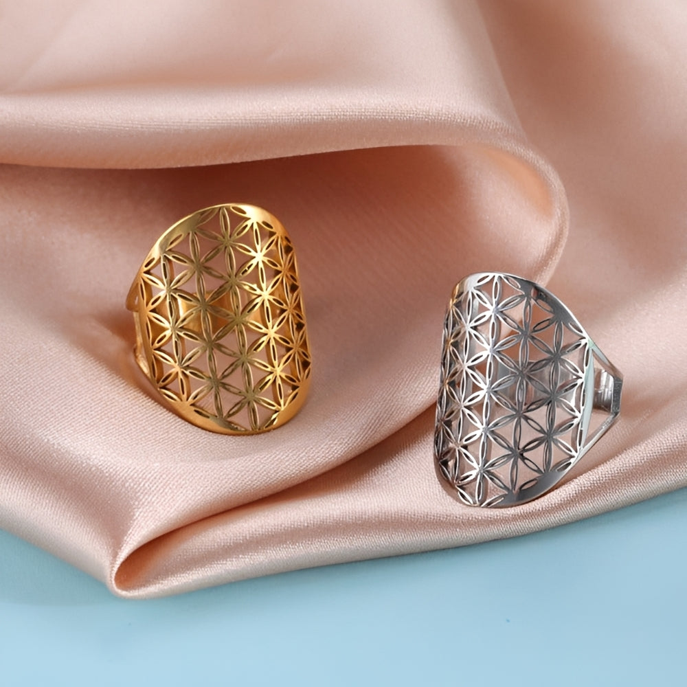 Myrrha – Anillo energético Flor de la Vida