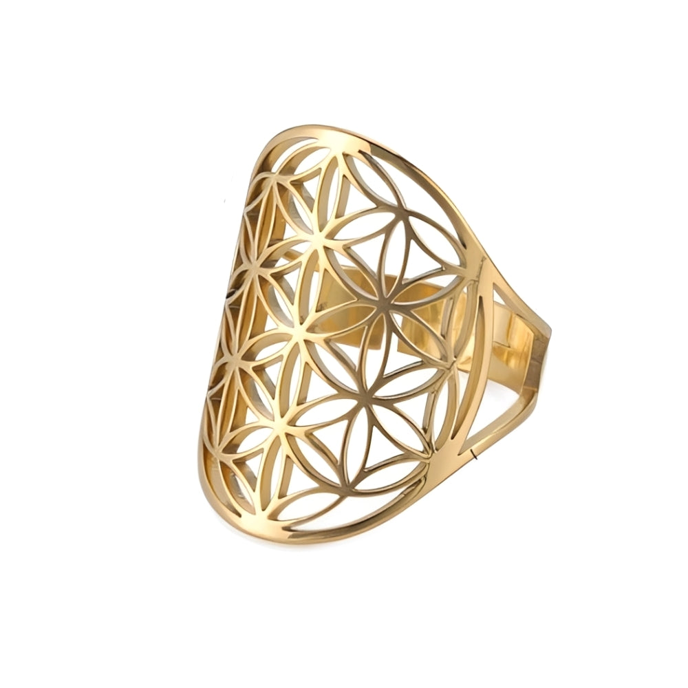 Myrrha – Anillo energético Flor de la Vida