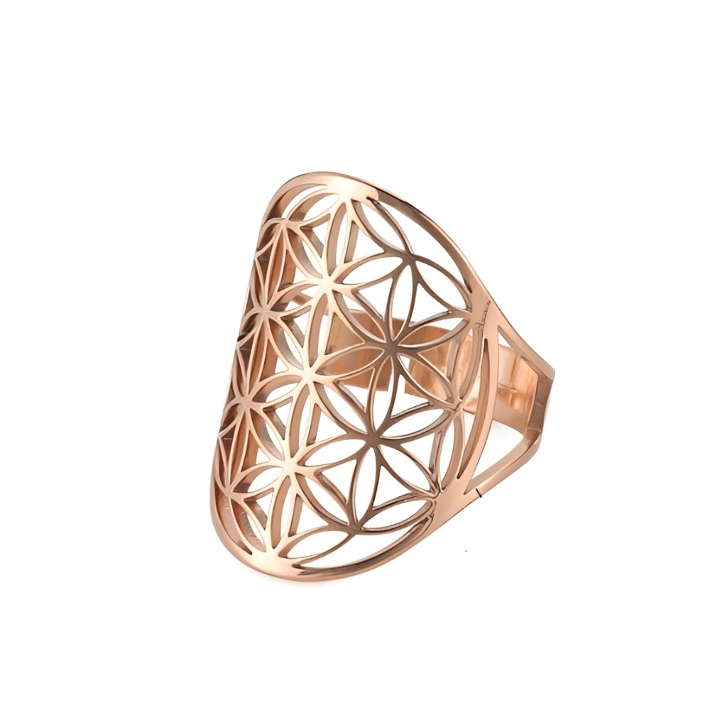 Myrrha – Anillo energético Flor de la Vida