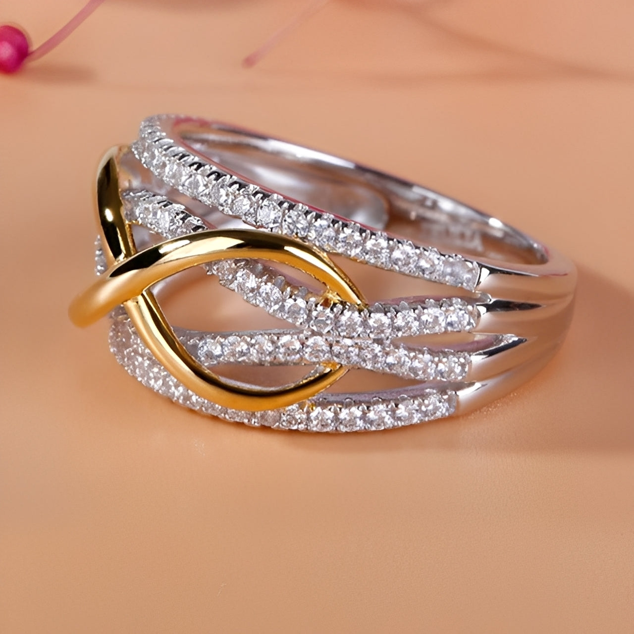 Inaya – Anillo símbolo de infinito elegante para mujeres