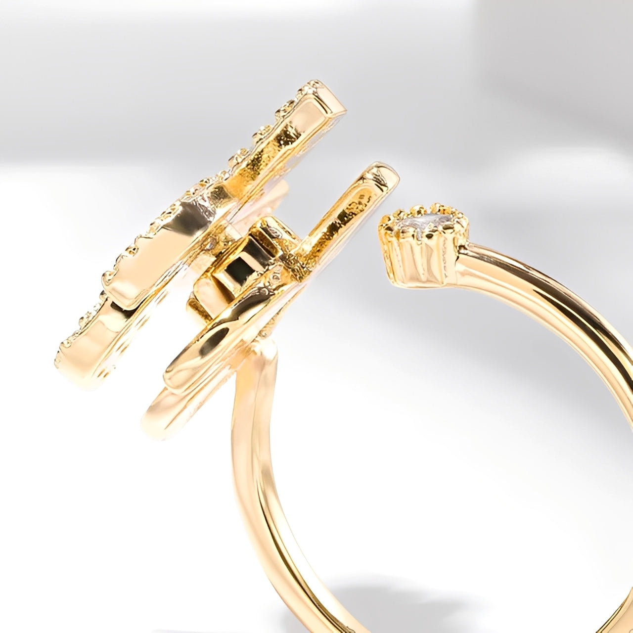 Solaya – Anillo de girasol anti-estrés