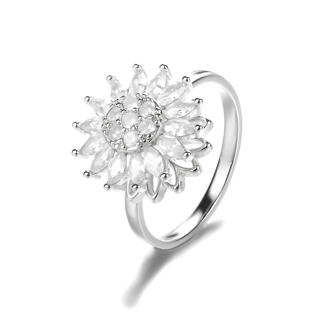 Solaya – Anillo de girasol anti-estrés