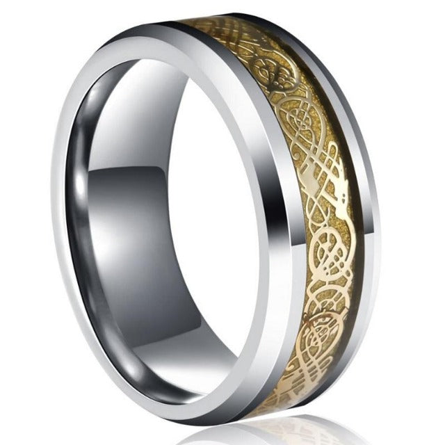 Jarl – Anillo vikingo con diseño arcaico