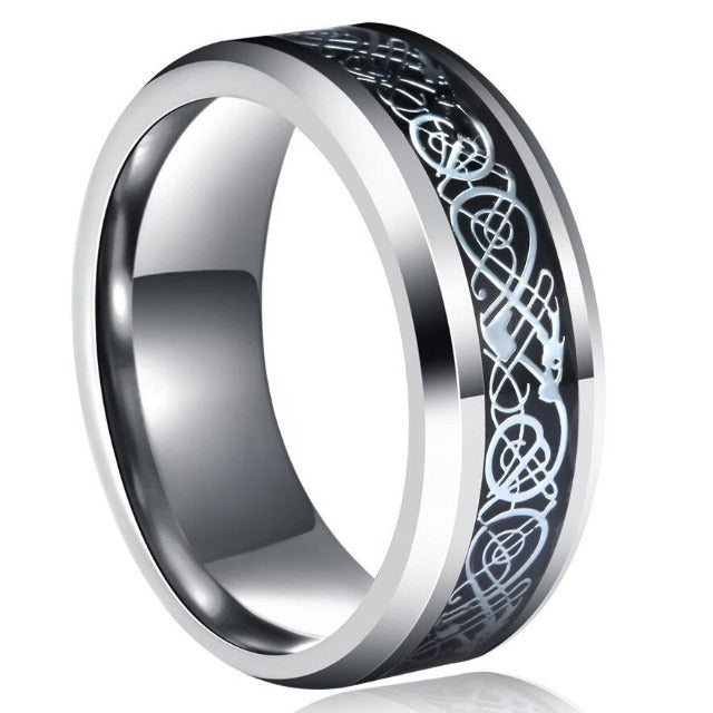 Jarl – Anillo vikingo con diseño arcaico