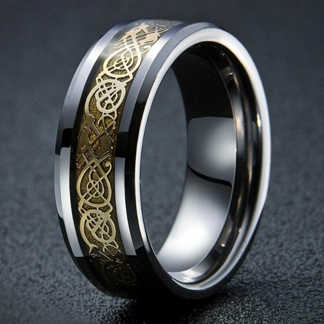 Jarl – Anillo vikingo con diseño arcaico