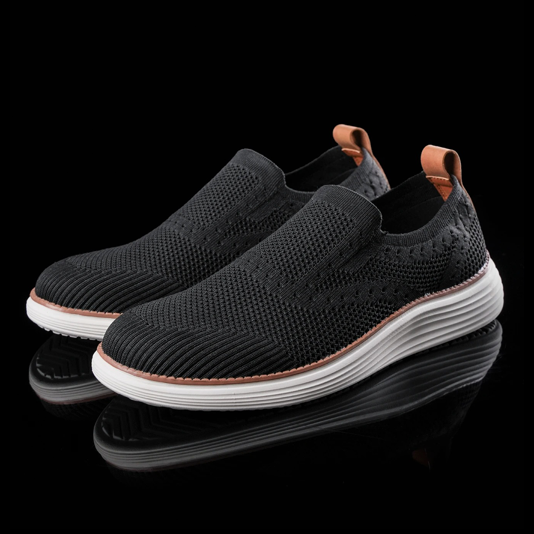 Leo - Zapatillas sin ataduras con diseño de malla